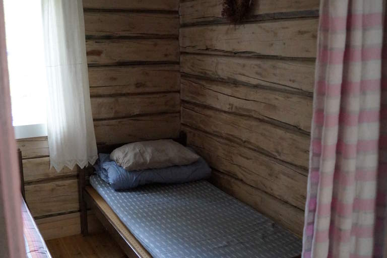 inside the holiday home in Reivo nature reserve: sleeping spot