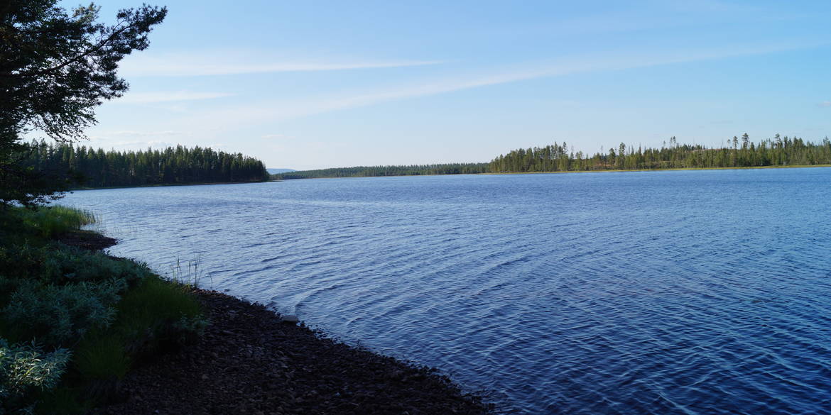 Sea in Myrkulla in the summertime